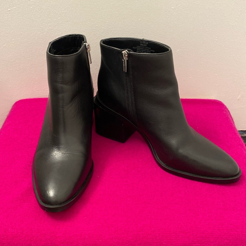 Vince Camuto Black Ankle Boots